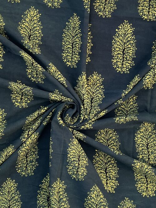 Kanak Vana Ajrakh Hand Block Cotton Fabric